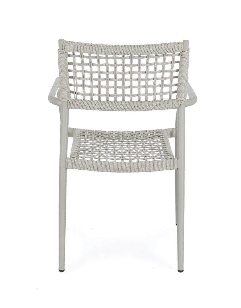 Sedia "Caleta" struttura in alluminio con braccioli per interni ed esterni in Sedie Decor Space - Altamura, commercioVirtuoso.it