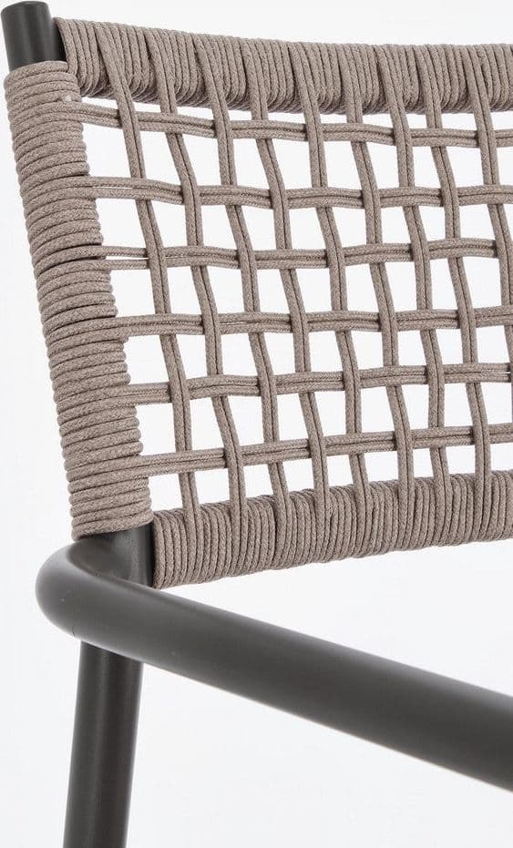 Sedia "Caleta" struttura in alluminio con braccioli per interni ed esterni in Sedie Decor Space - Altamura, commercioVirtuoso.it