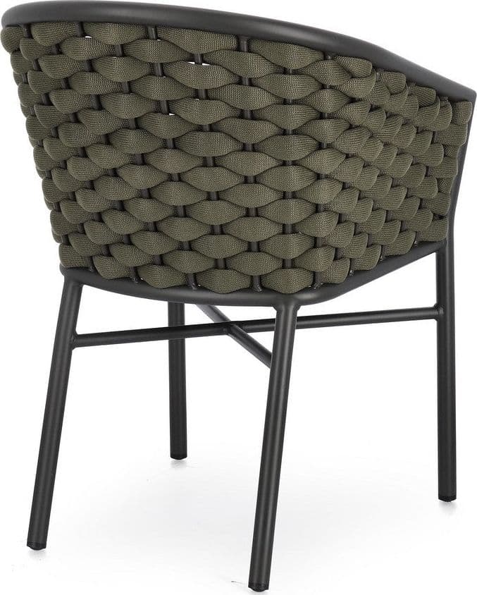 Sedia "Margalida" struttura in alluminio con braccioli per interni ed esterni in Sedie Decor Space - Altamura, commercioVirtuoso.it