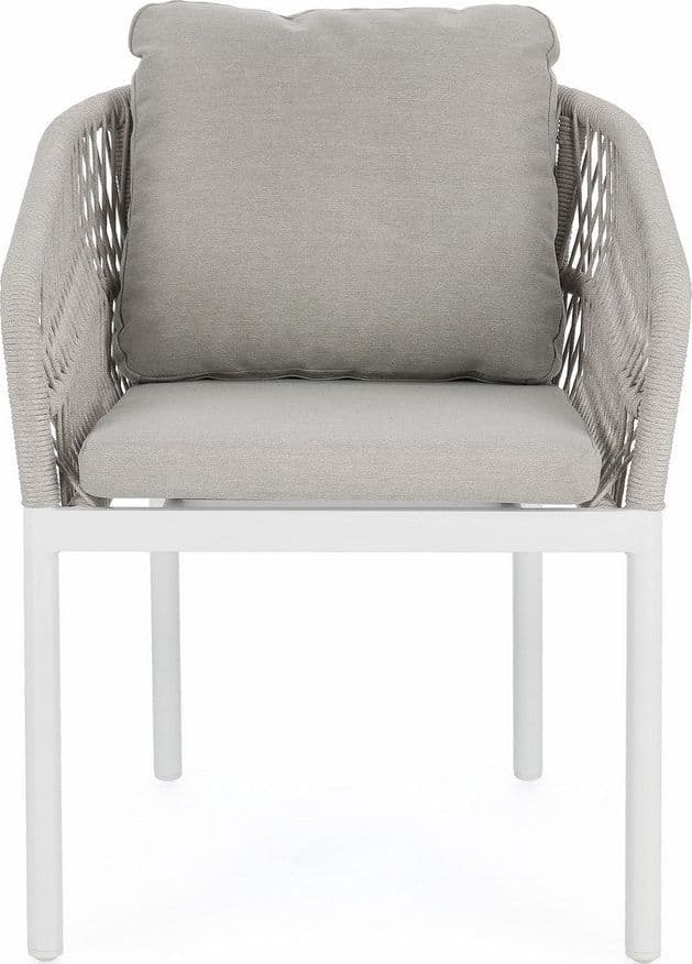 Sedia "Galdana" struttura in alluminio con braccioli per interni ed esterni in Sedie Decor Space - Altamura, commercioVirtuoso.it
