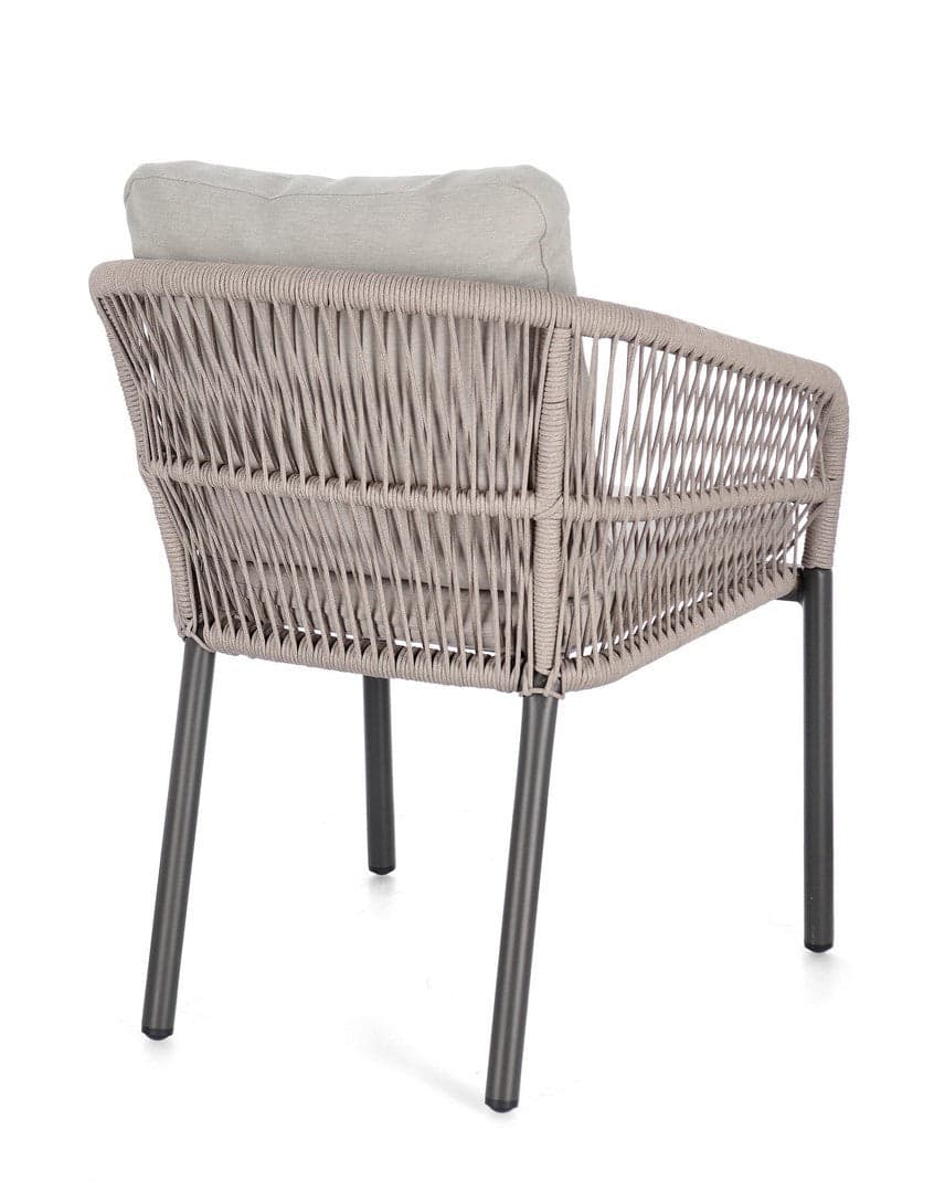 Sedia "Galdana" struttura in alluminio con braccioli per interni ed esterni in Sedie Decor Space - Altamura, commercioVirtuoso.it