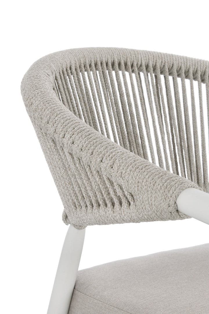 Sedia "Millor" struttura in alluminio con braccioli per interni ed esterni in Sedie Decor Space - Altamura, commercioVirtuoso.it