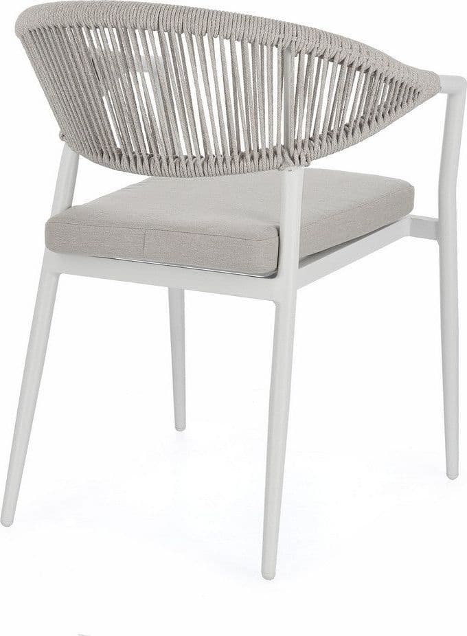 Sedia "Millor" struttura in alluminio con braccioli per interni ed esterni in Sedie Decor Space - Altamura, commercioVirtuoso.it