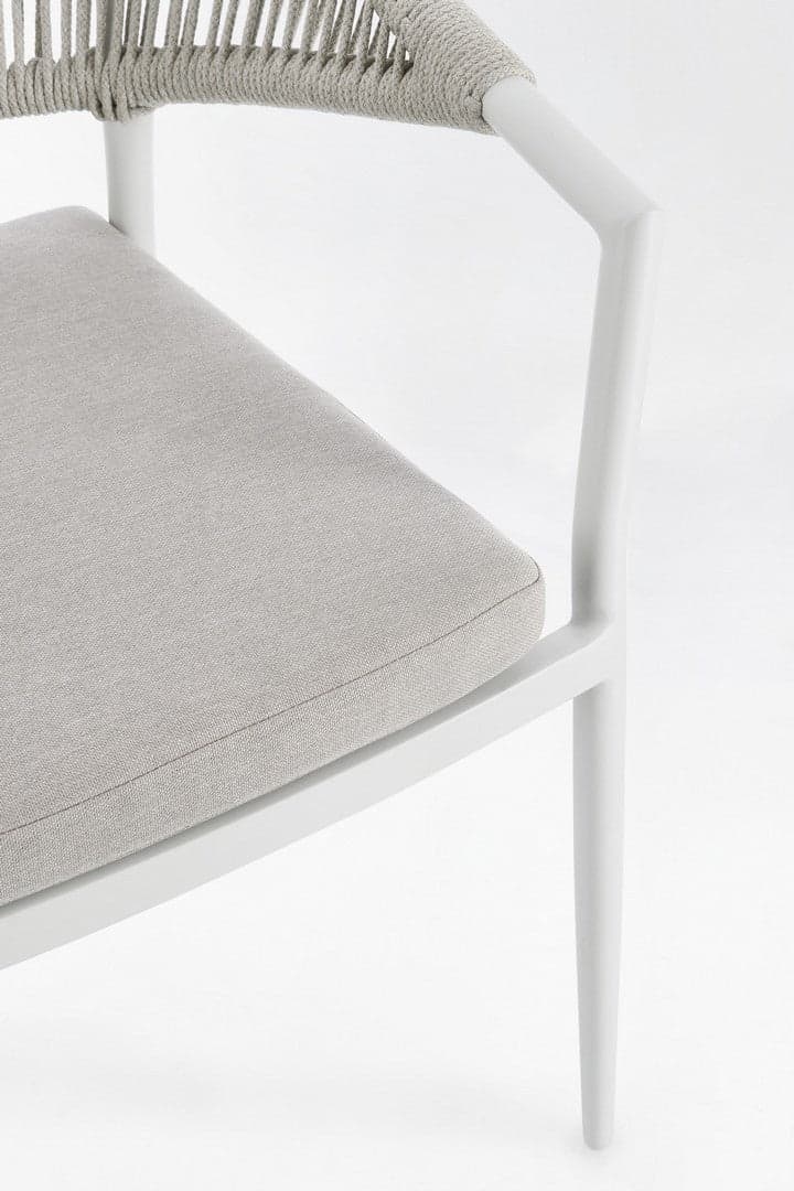 Sedia "Millor" struttura in alluminio con braccioli per interni ed esterni in Sedie Decor Space - Altamura, commercioVirtuoso.it