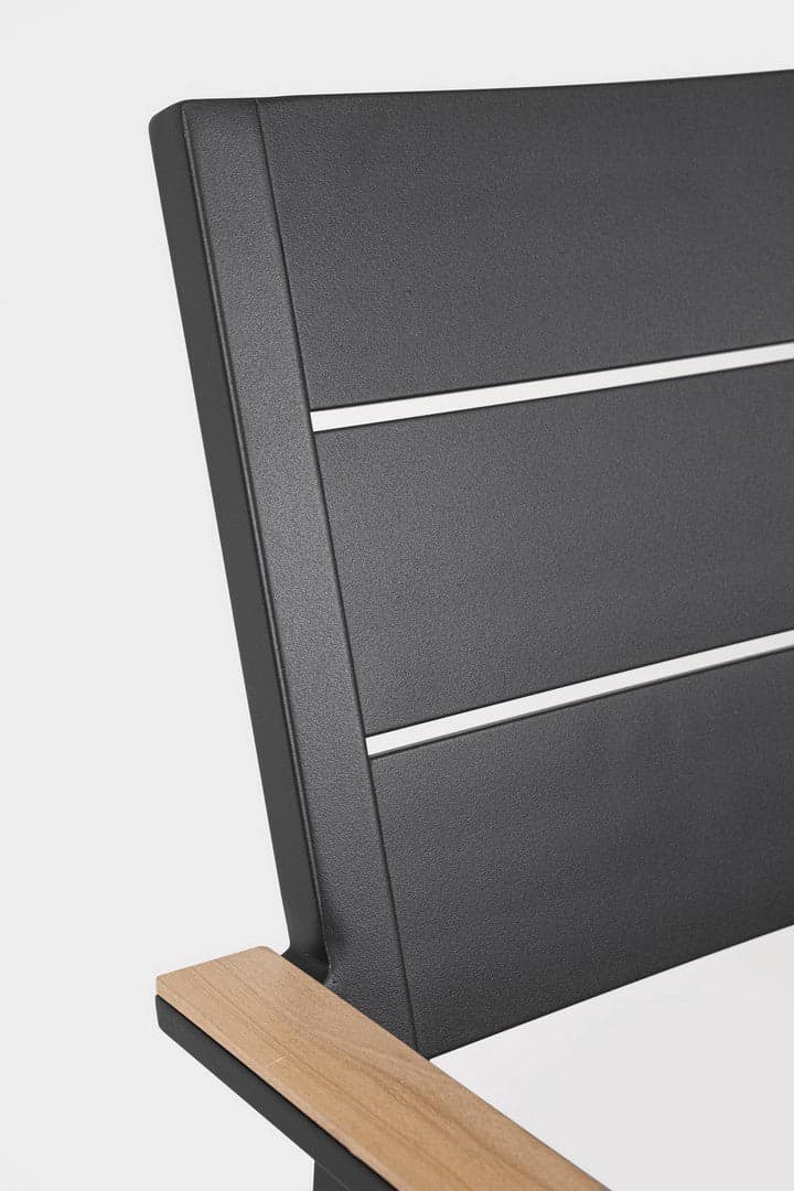 Sedia "Zelmar" struttura in alluminio con cuscino per interni ed esterni in Sedie Decor Space - Altamura, commercioVirtuoso.it