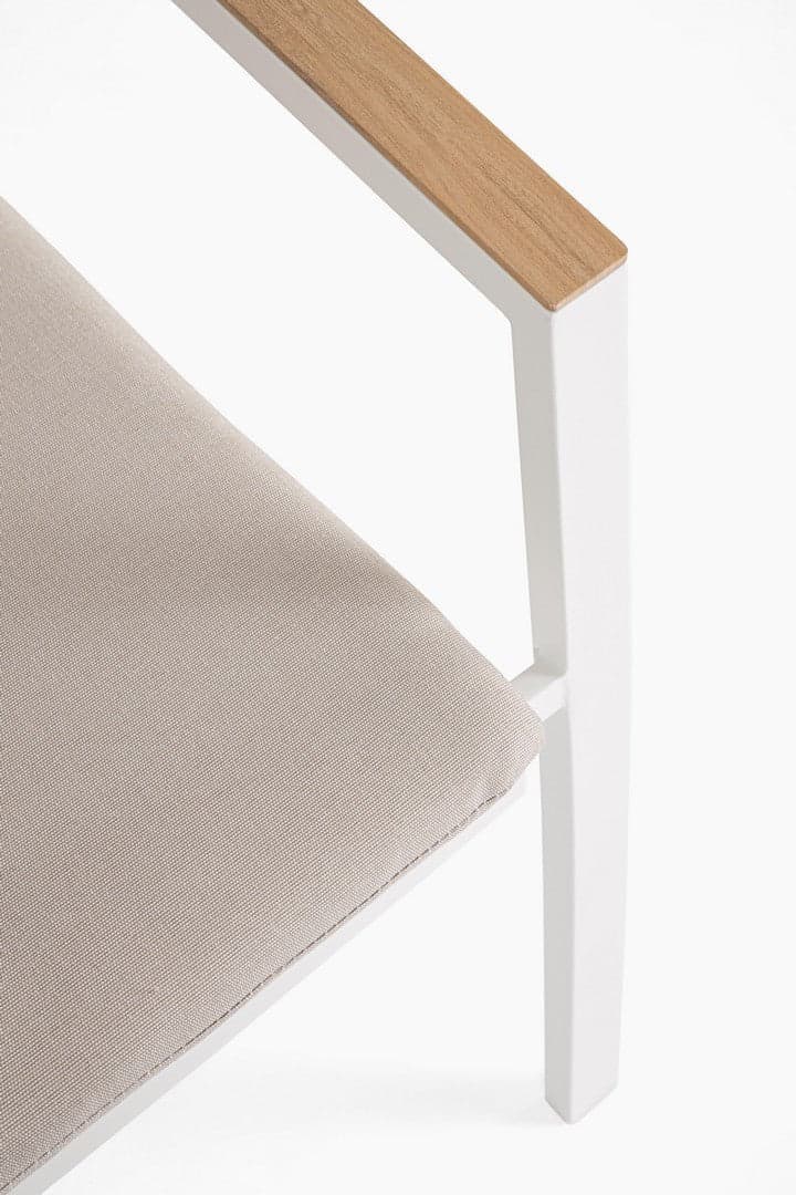 Sedia "Zelmar" struttura in alluminio con cuscino per interni ed esterni in Sedie Decor Space - Altamura, commercioVirtuoso.it
