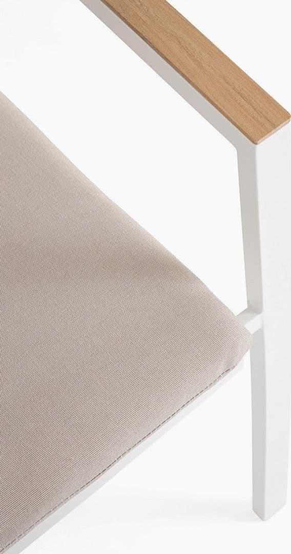 Sedia "Zelmar" struttura in alluminio con cuscino per interni ed esterni in Sedie Decor Space - Altamura, commercioVirtuoso.it