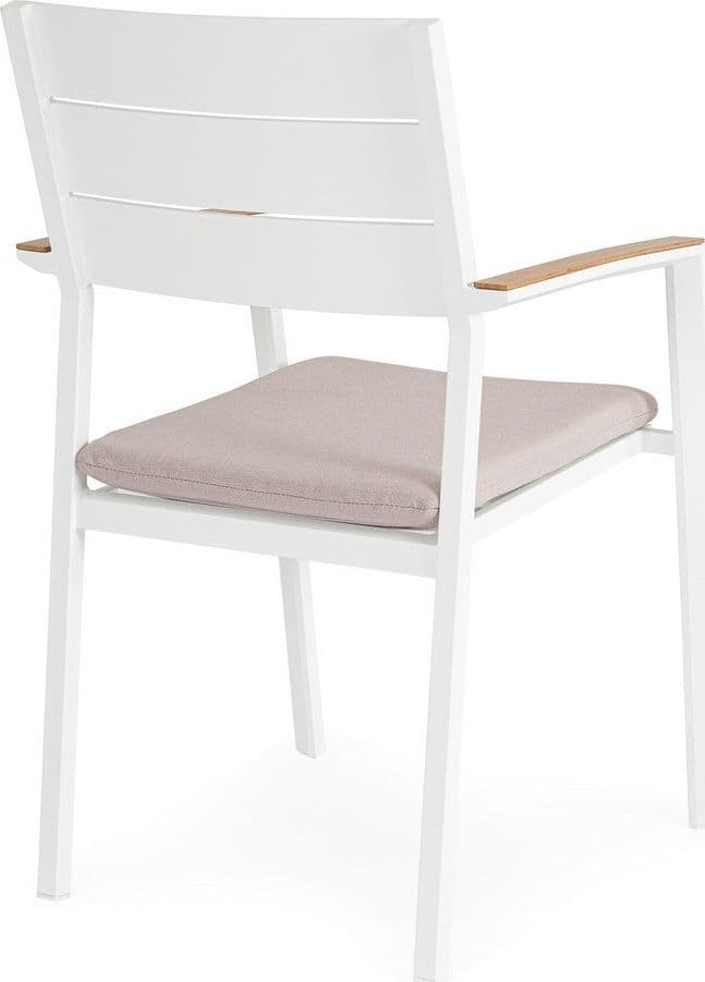 Sedia "Zelmar" struttura in alluminio con cuscino per interni ed esterni in Sedie Decor Space - Altamura, commercioVirtuoso.it