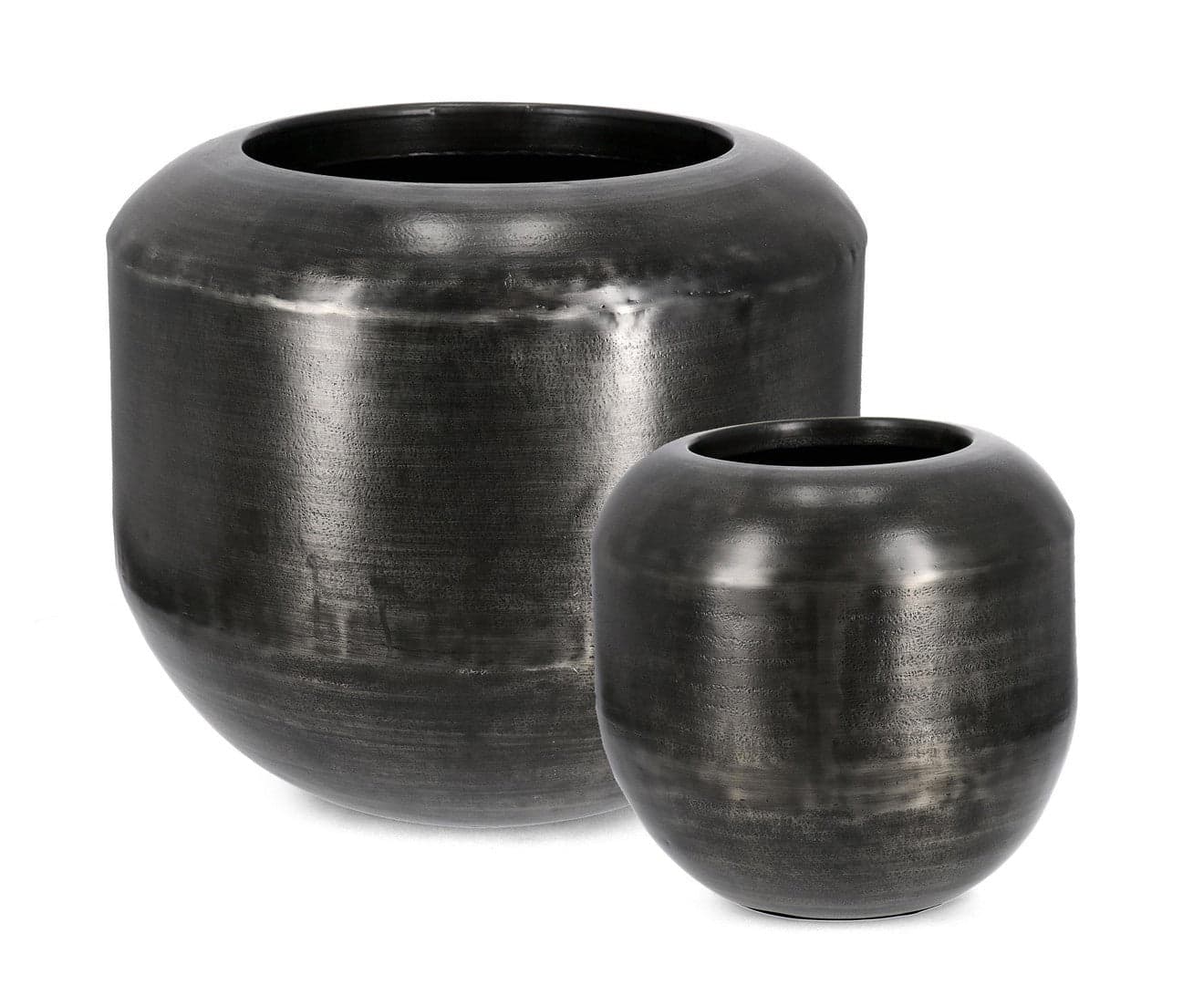 Vaso "Nadu" in metallo per uso interno ed esterno set da 2 in Vasi tradizionali Decor Space - Altamura, commercioVirtuoso.it