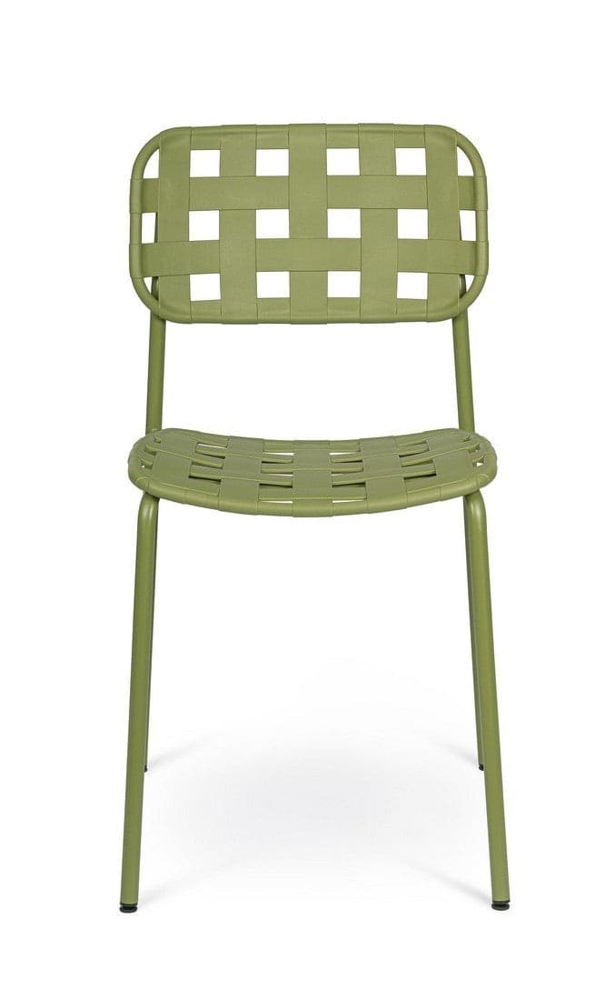 Sedia "Clover" struttura in acciaio seduta e schienale in polipropilene in Sedie Decor Space - Altamura, commercioVirtuoso.it