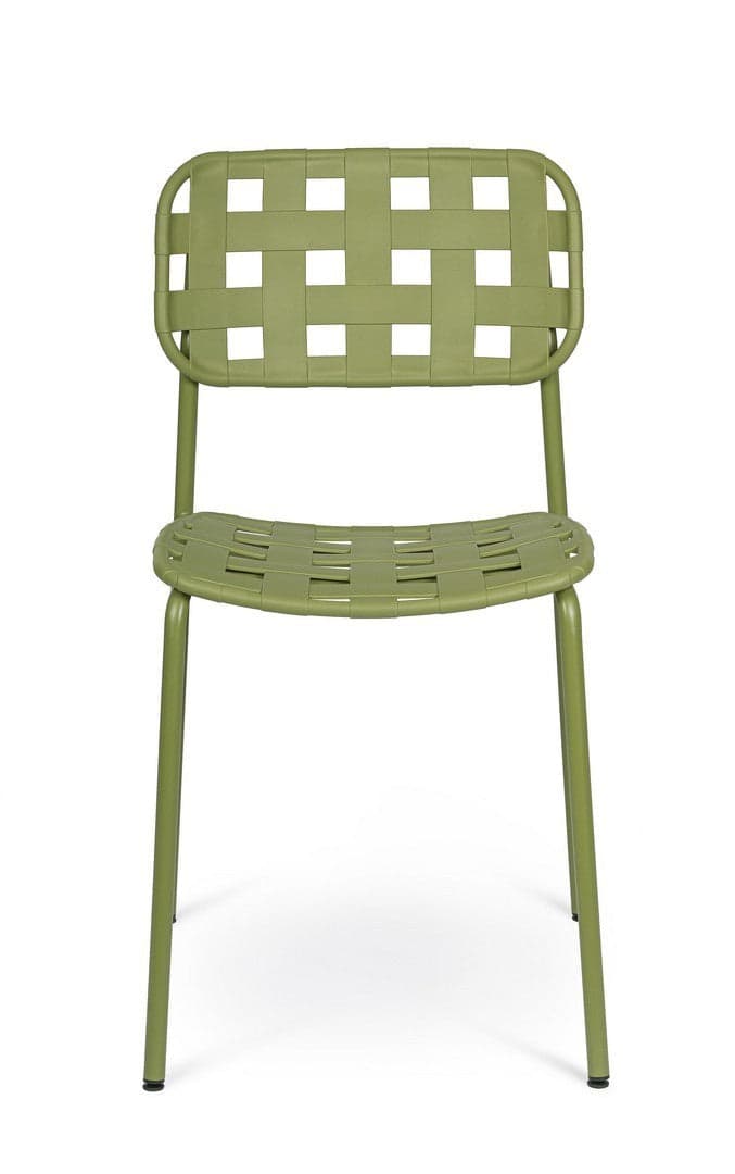 Sedia "Clover" struttura in acciaio seduta e schienale in polipropilene in Sedie Decor Space - Altamura, commercioVirtuoso.it