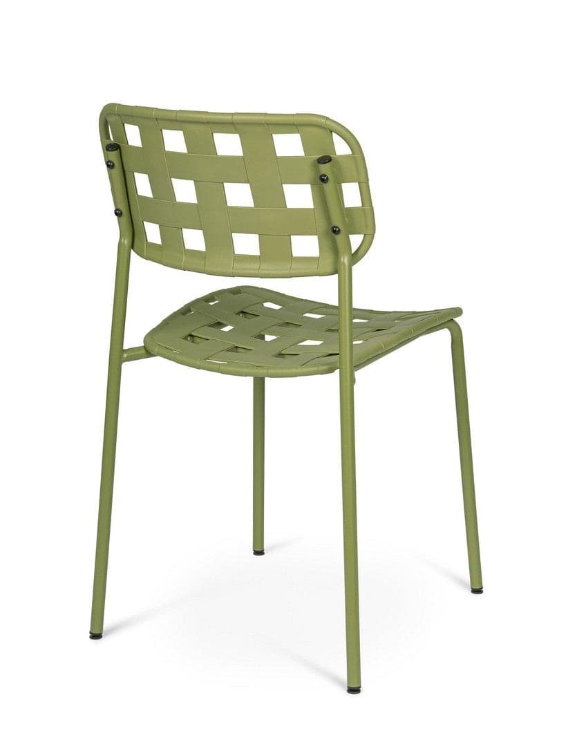 Sedia "Clover" struttura in acciaio seduta e schienale in polipropilene in Sedie Decor Space - Altamura, commercioVirtuoso.it