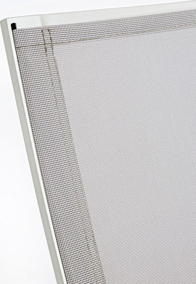 Sedia "Krion" struttura in alluminio con braccioli per interni ed esterni in Sedie Decor Space - Altamura, commercioVirtuoso.it