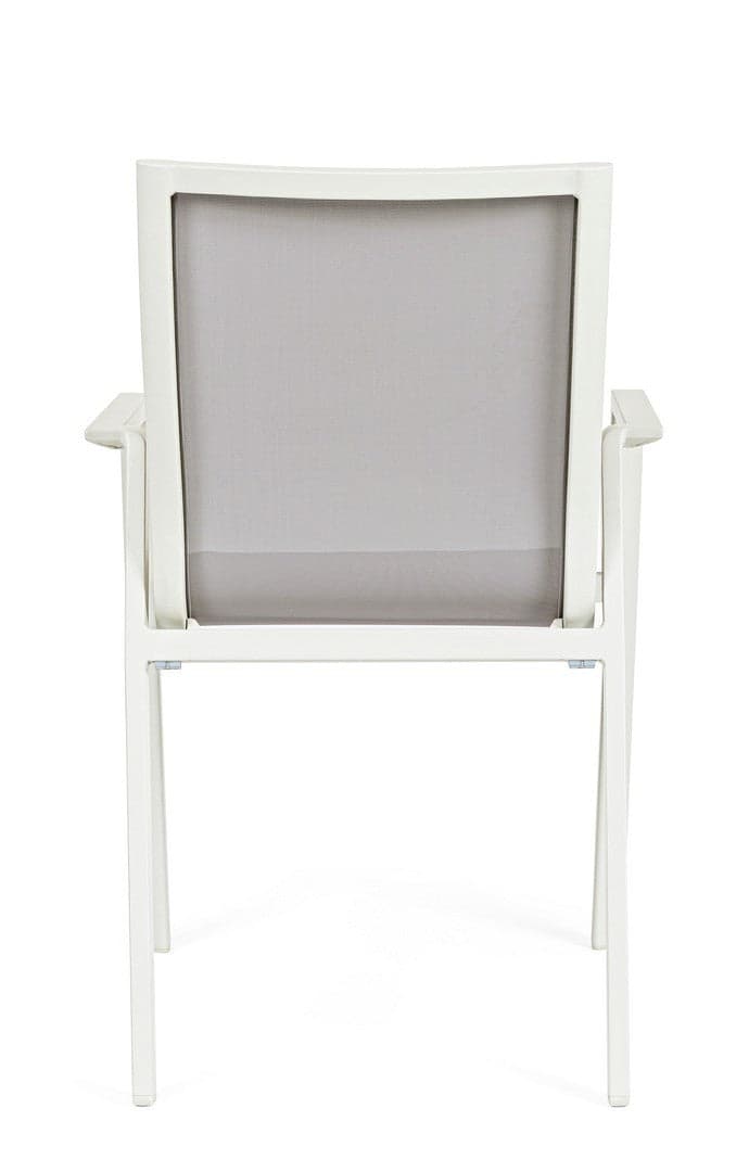 Sedia "Krion" struttura in alluminio con braccioli per interni ed esterni in Sedie Decor Space - Altamura, commercioVirtuoso.it