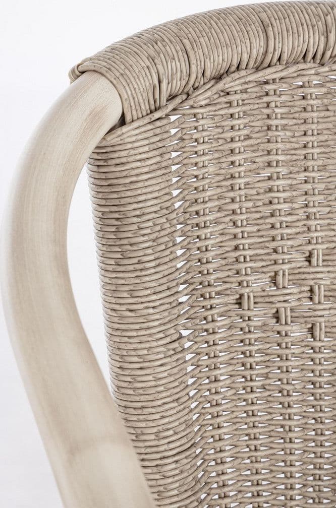 Sedia "Cala" struttura in alluminio con braccioli per interni ed esterni in Sedie Decor Space - Altamura, commercioVirtuoso.it