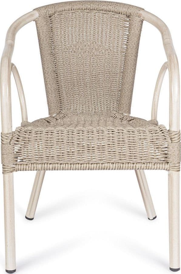 Sedia "Cala" struttura in alluminio con braccioli per interni ed esterni in Sedie Decor Space - Altamura, commercioVirtuoso.it