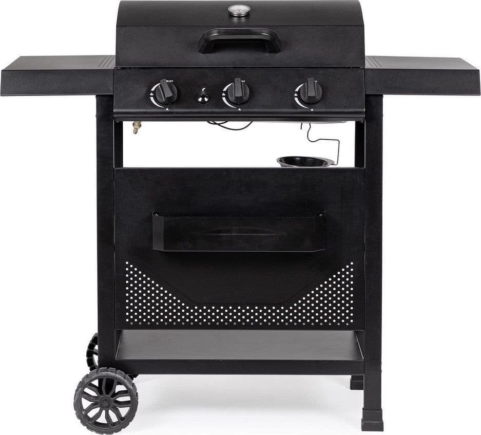 Barbecue a gas "Louis" con bruciatori superfice di cottura in acciaio smaltato in Barbecue a gas Decor Space - Altamura, commercioVirtuoso.it