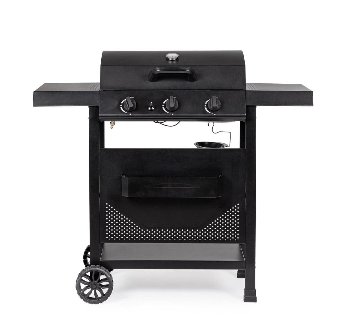 Barbecue a gas "Louis" con bruciatori superfice di cottura in acciaio smaltato in Barbecue a gas Decor Space - Altamura, commercioVirtuoso.it