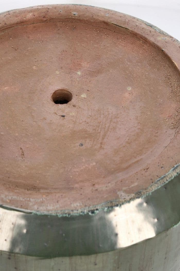 Vasi "Thran" struttura bassa in terracotta smaltata per esterno set da 2 in Vasi tradizionali Decor Space - Altamura, commercioVirtuoso.it