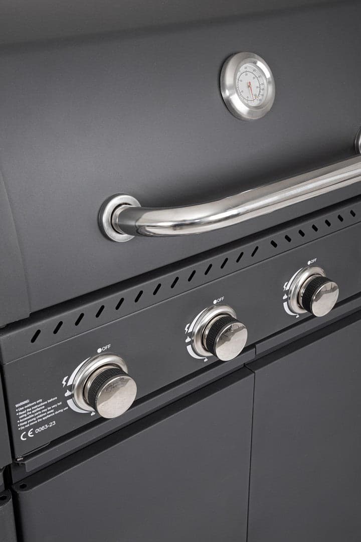 Cucina a gas "Merita" con superfice di cottura in ghisa smaltata in Padelle grill Decor Space - Altamura, commercioVirtuoso.it