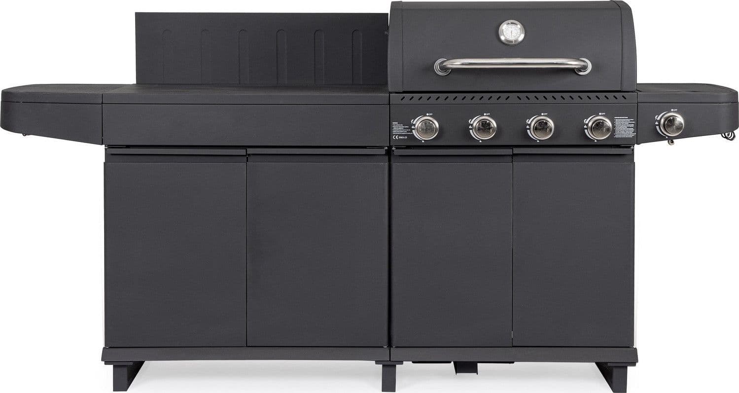 Cucina a gas "Merita" con superfice di cottura in ghisa smaltata - 22