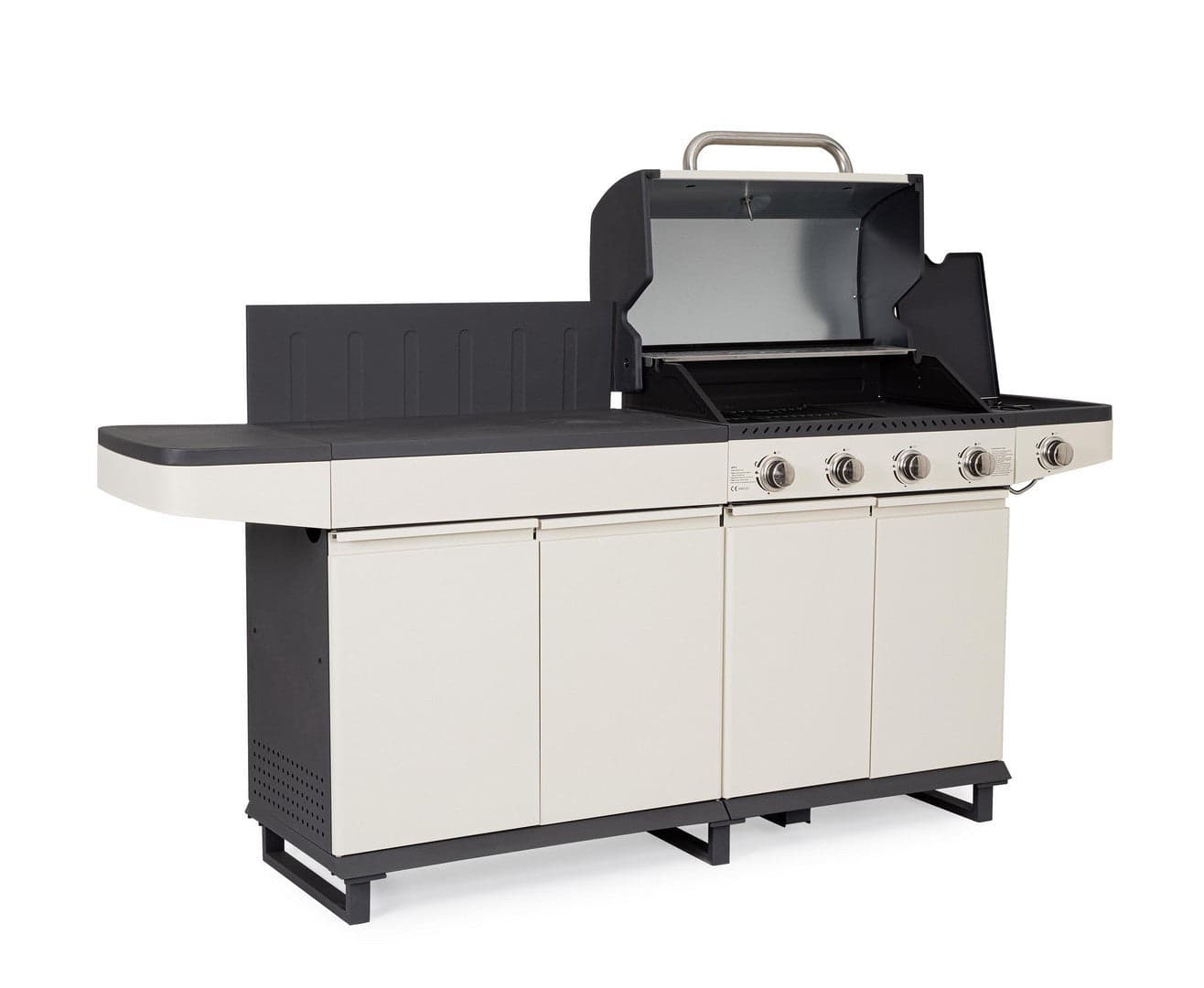Cucina a gas "Merita" con superfice di cottura in ghisa smaltata in Padelle grill Decor Space - Altamura, commercioVirtuoso.it