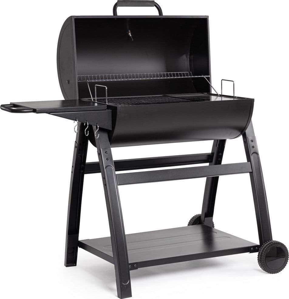 Barbecue a carbone "Vlora" con superfice di cottura in ghisa smaltata in Barbecue a carbone Decor Space - Altamura, commercioVirtuoso.it