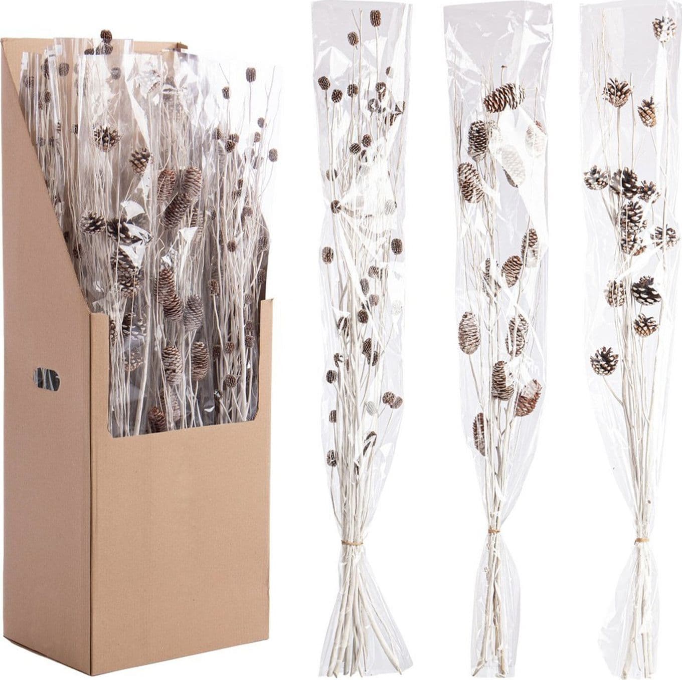 Mazzo artificiale "Elisha" fiori secchi materiale vegetale per decorazione ambienti in Piante artificiali Decor Space - Altamura, commercioVirtuoso.it