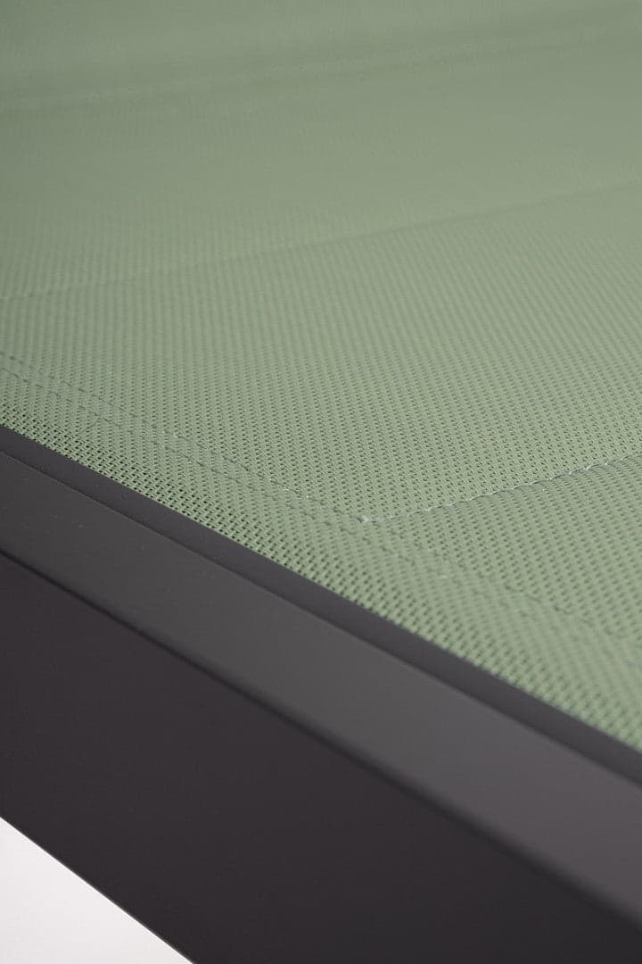 Lettino "Hilde" alto struttura in alluminio con ruote da esterno in Lettini Decor Space - Altamura, commercioVirtuoso.it