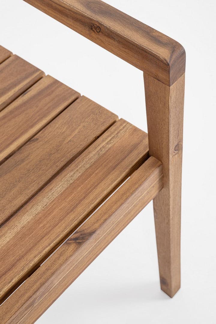 Sedia "Rodano" in legno di acacia con braccioli per interni ed esterni in Sedie Decor Space - Altamura, commercioVirtuoso.it