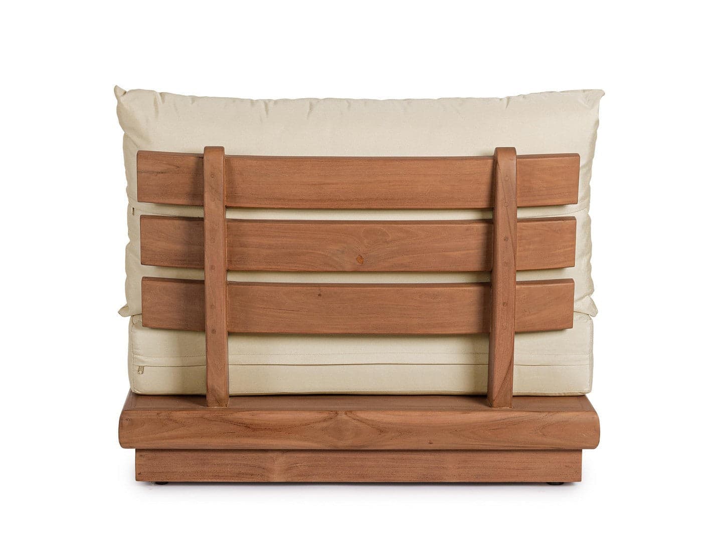 Salottino con cuscini "Delgada" in legno teak da giardino e veranda in Set di mobili Decor Space - Altamura, commercioVirtuoso.it