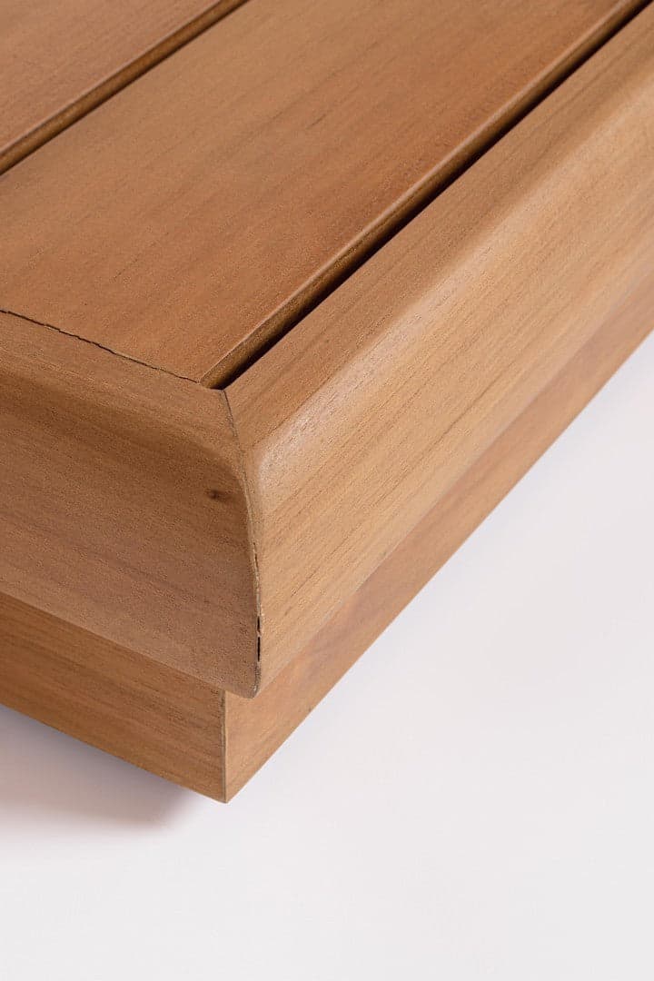 Salottino con cuscini "Delgada" in legno teak da giardino e veranda in Set di mobili Decor Space - Altamura, commercioVirtuoso.it