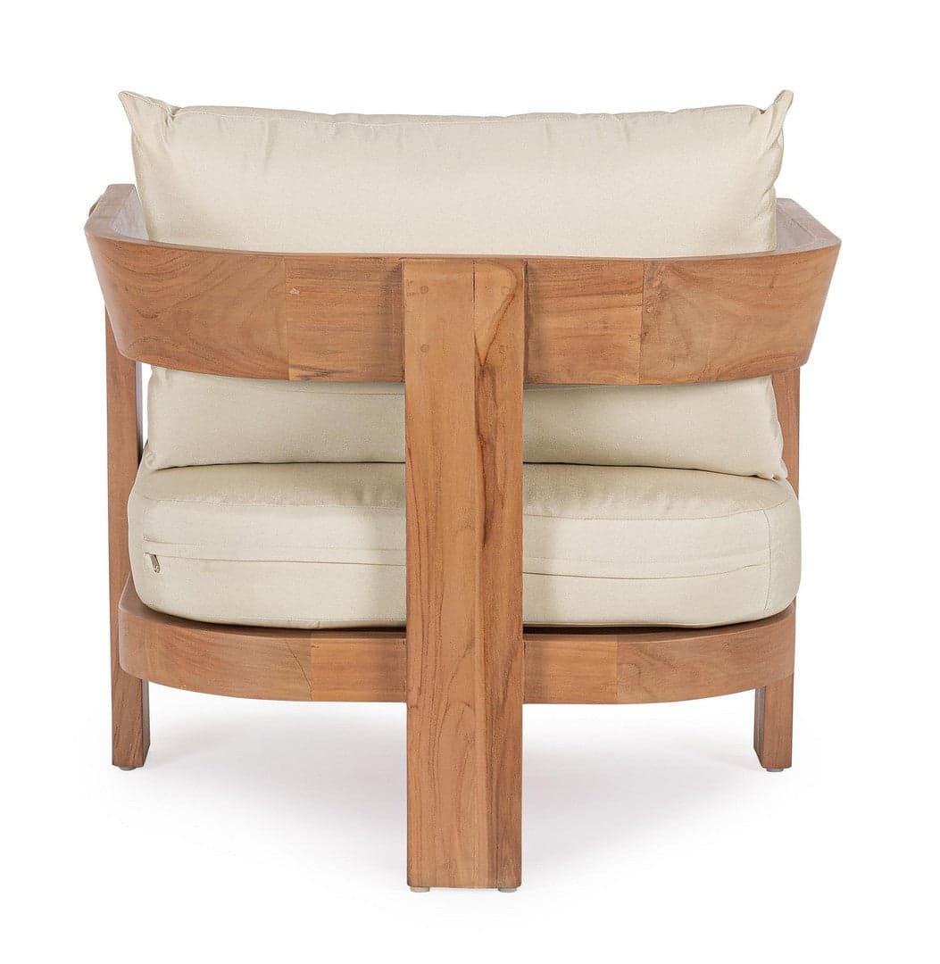 Salottino con cuscini "Evora" in legno teak da giardino e veranda in Set di mobili Decor Space - Altamura, commercioVirtuoso.it