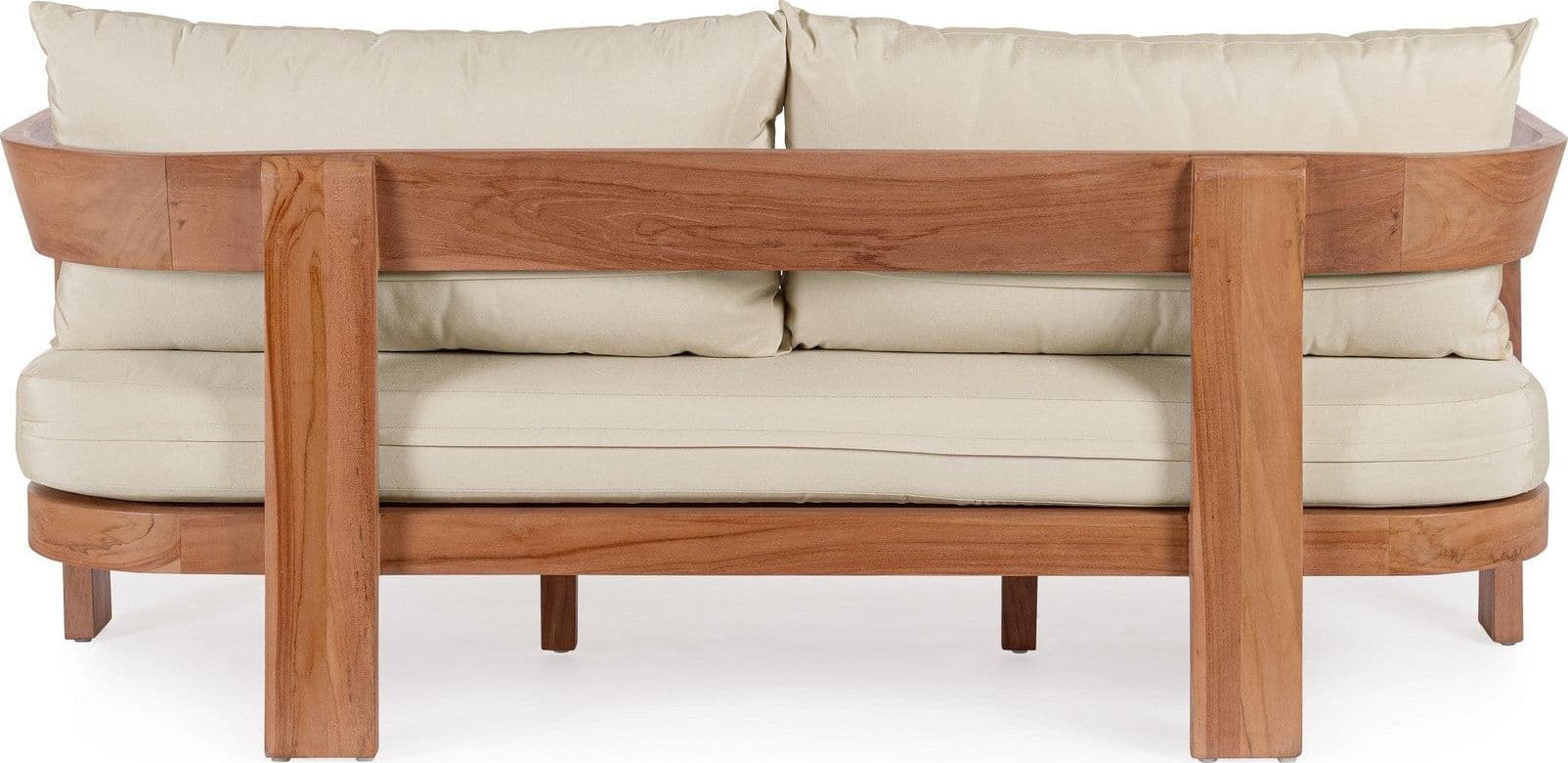 Salottino con cuscini "Evora" in legno teak da giardino e veranda in Set di mobili Decor Space - Altamura, commercioVirtuoso.it