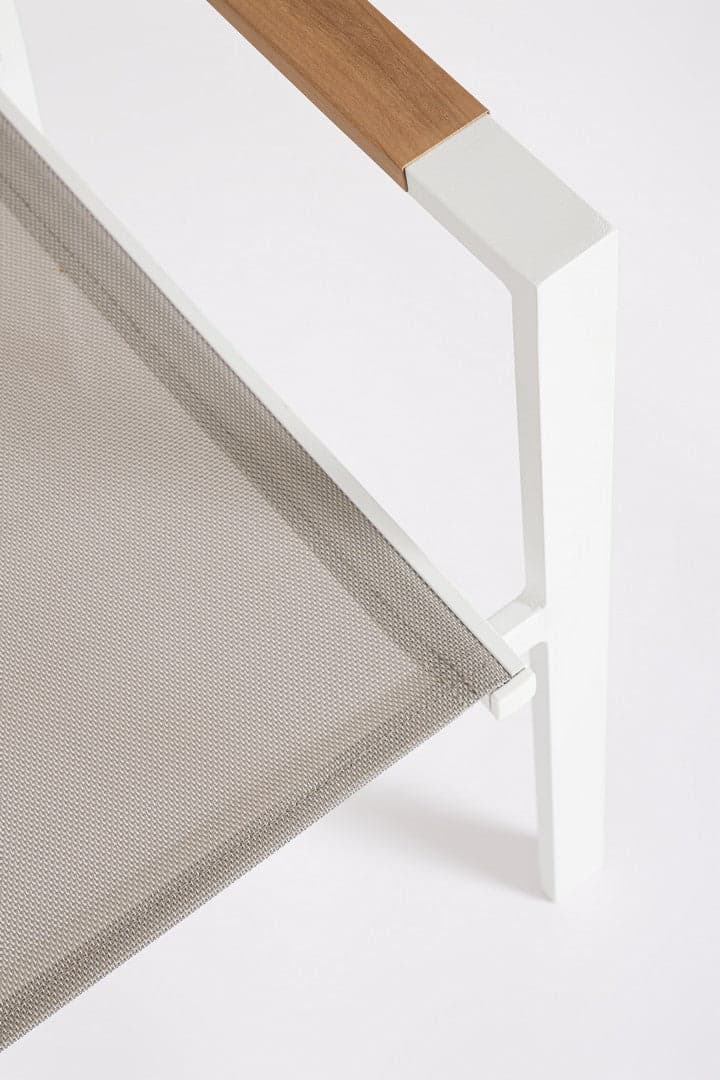 Sedia "Heta" struttura in alluminio seduta in textilene per interni ed esterni in Sedie Decor Space - Altamura, commercioVirtuoso.it