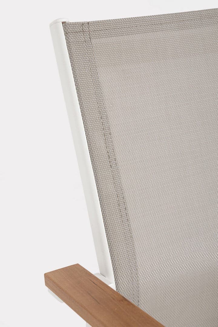 Sedia "Heta" struttura in alluminio seduta in textilene per interni ed esterni in Sedie Decor Space - Altamura, commercioVirtuoso.it
