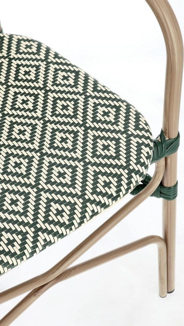 Sedia "Cadeira" struttura in alluminio seduta in textilene per interni ed esterni in Sedie Decor Space - Altamura, commercioVirtuoso.it