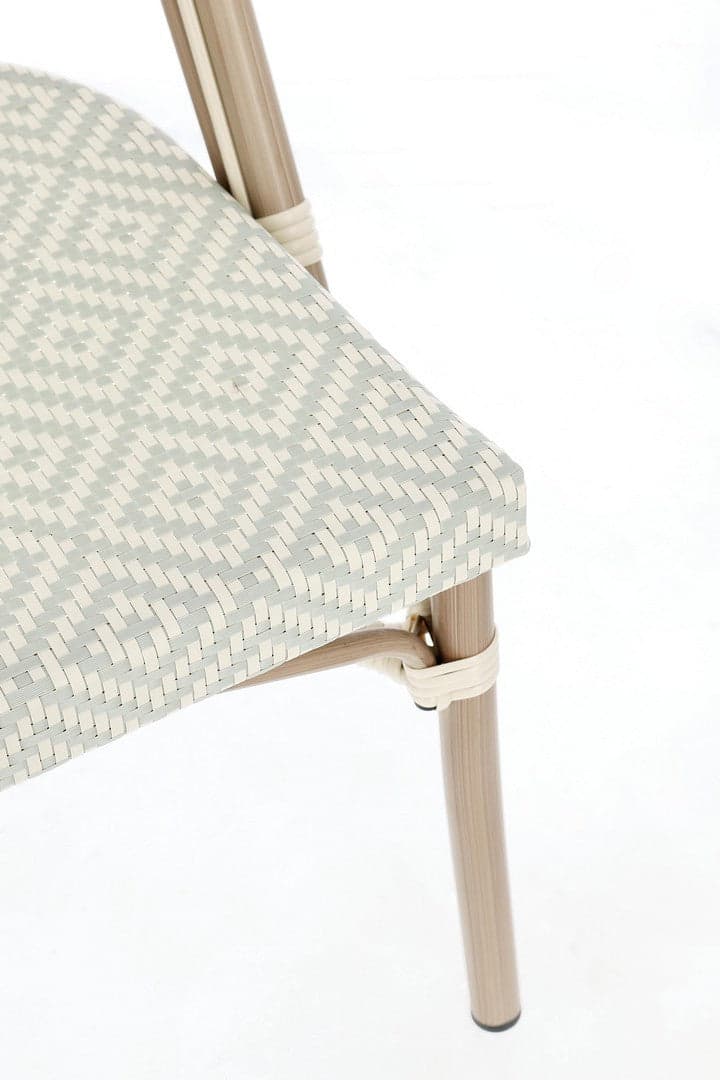 Sedia "Silveira" struttura in alluminio seduta in textilene per interni ed esterni in Sedie Decor Space - Altamura, commercioVirtuoso.it