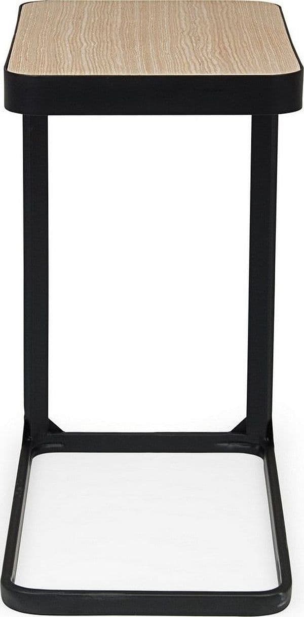 Tavolino "Everitt" struttura in acciaio piano in MDF per arredamento in Console e tavoli da divano Decor Space - Altamura, commercioVirtuoso.it