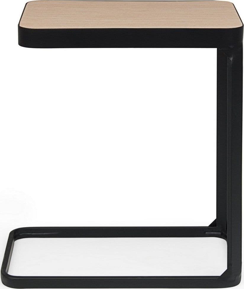 Tavolino "Everitt" struttura in acciaio piano in MDF per arredamento in Console e tavoli da divano Decor Space - Altamura, commercioVirtuoso.it