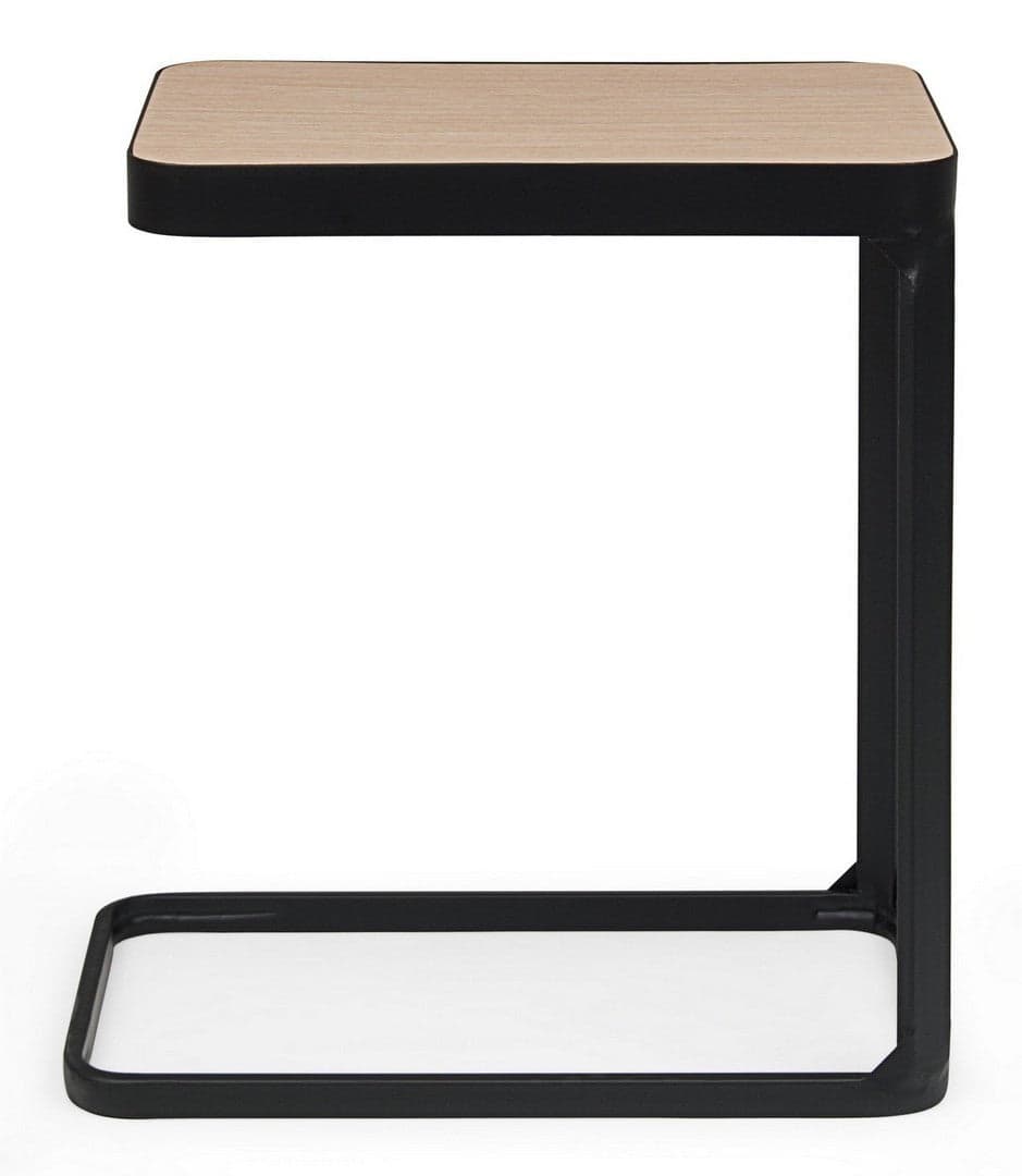 Tavolino "Everitt" struttura in acciaio piano in MDF per arredamento in Console e tavoli da divano Decor Space - Altamura, commercioVirtuoso.it