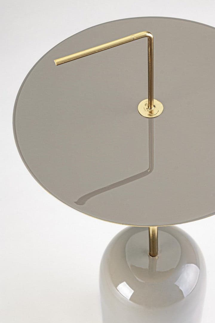 Tavolino "Tulasi" struttura in acciaio con finitura a smalto per arredamento in Console e tavoli da divano Decor Space - Altamura, commercioVirtuoso.it