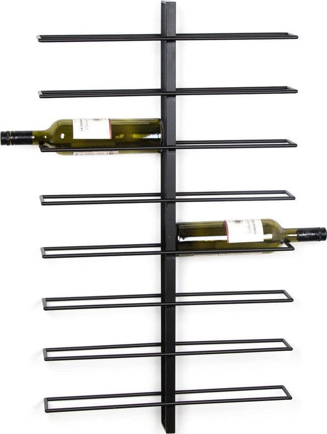 Porta bottiglie "Isaac" struttura in acciaio verniciato a polvere per interni in Porta bottiglie da vino Decor Space - Altamura, commercioVirtuoso.it