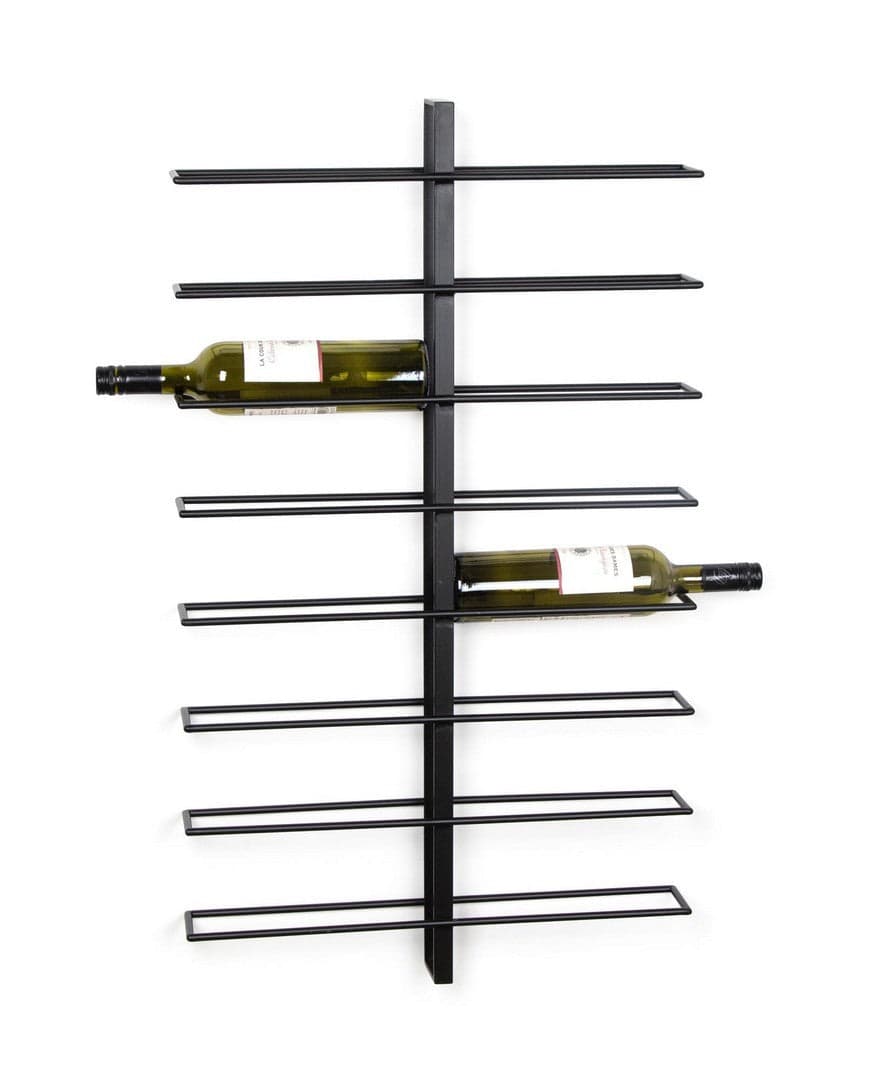 Porta bottiglie "Isaac" struttura in acciaio verniciato a polvere per interni in Porta bottiglie da vino Decor Space - Altamura, commercioVirtuoso.it