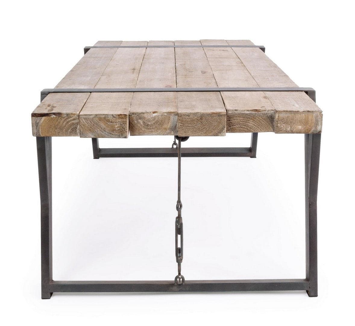 Tavolino "Blocks" struttura in acciaio per arredamento in Console e tavoli da divano Decor Space - Altamura, commercioVirtuoso.it