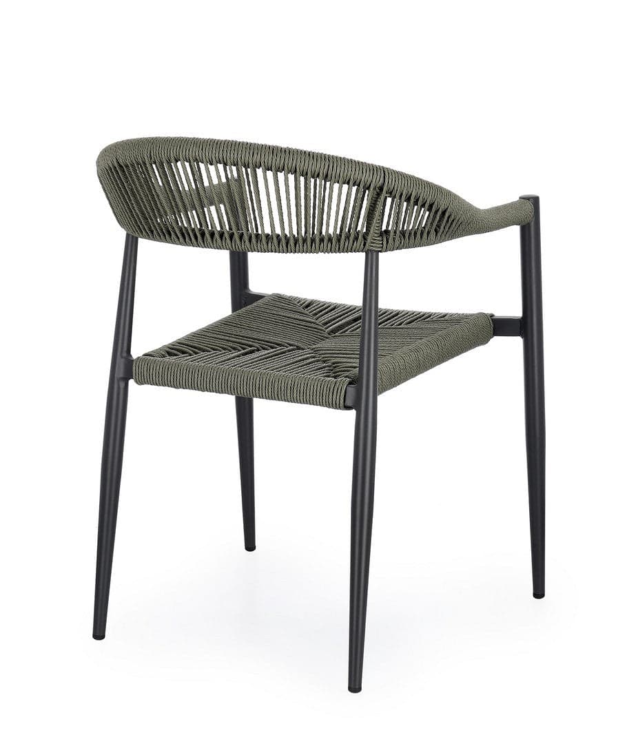 Sedia "Jandia" struttura in alluminio con braccioli per interni ed esterni in Sedie Decor Space - Altamura, commercioVirtuoso.it