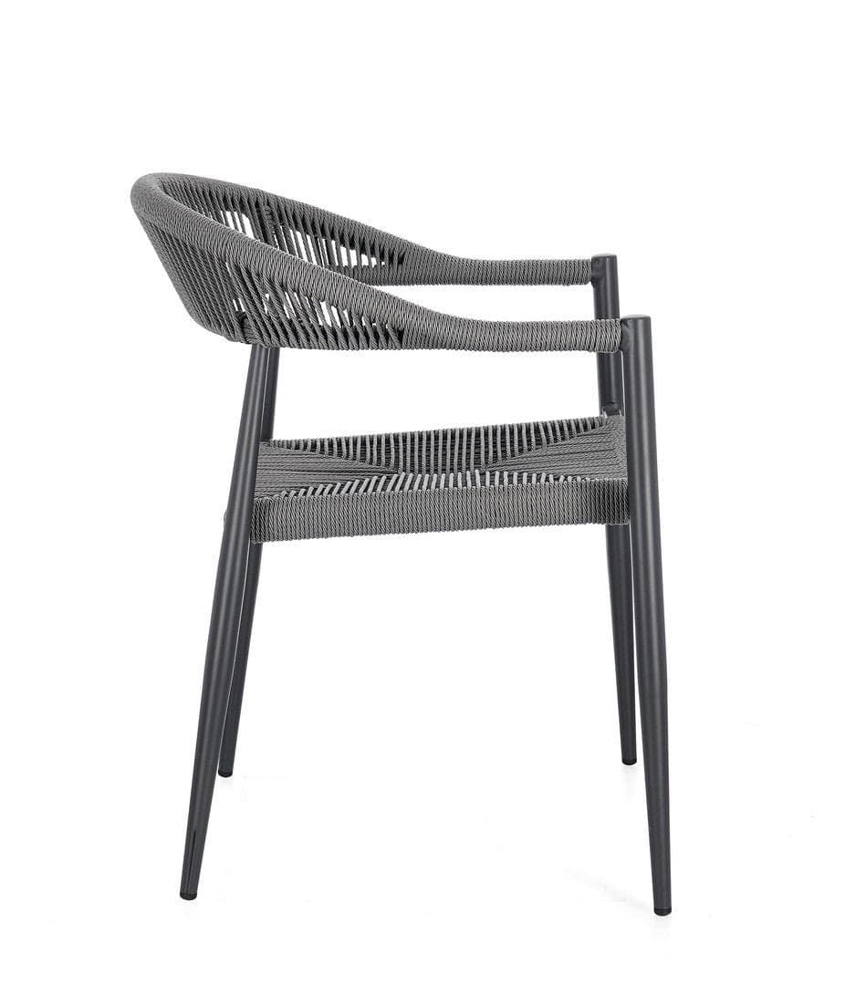Sedia "Jandia" struttura in alluminio con braccioli per interni ed esterni in Sedie Decor Space - Altamura, commercioVirtuoso.it