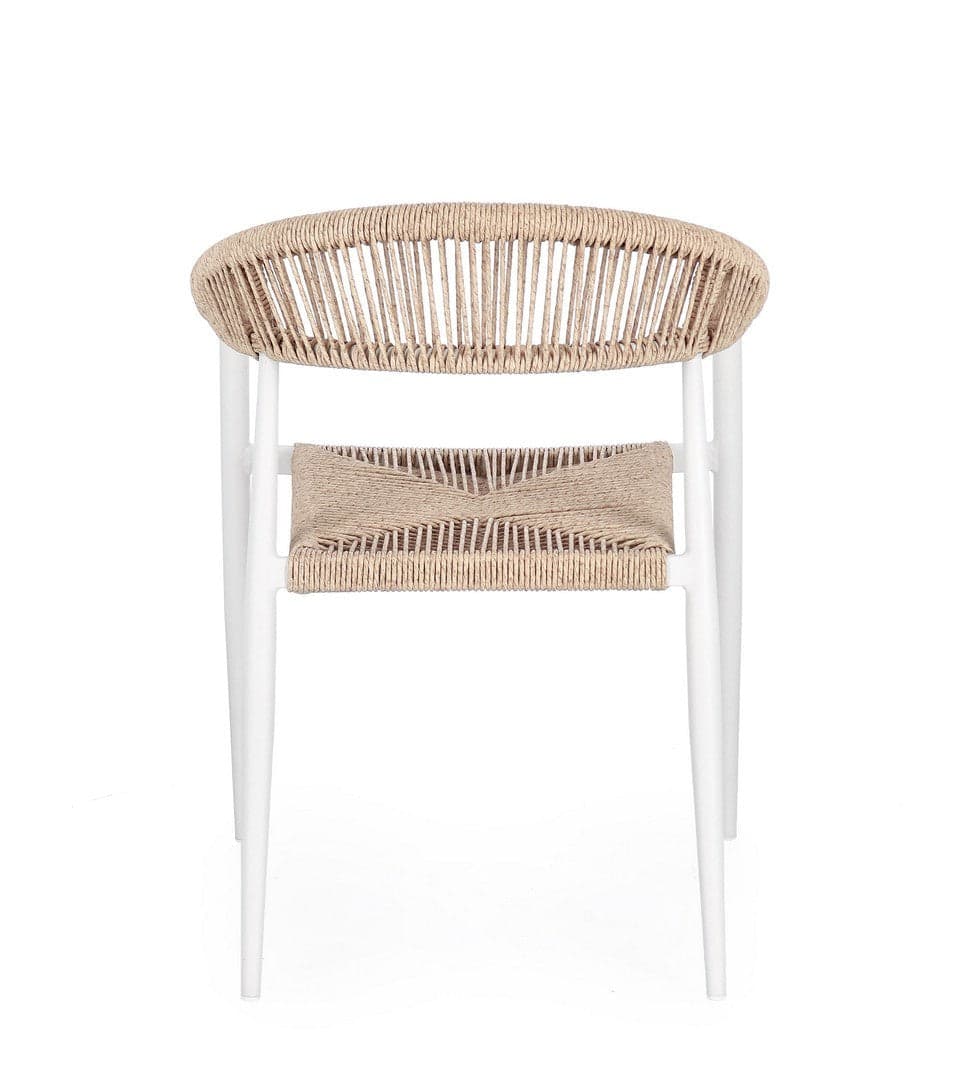 Sedia "Jandia" struttura in alluminio con braccioli per interni ed esterni in Sedie Decor Space - Altamura, commercioVirtuoso.it