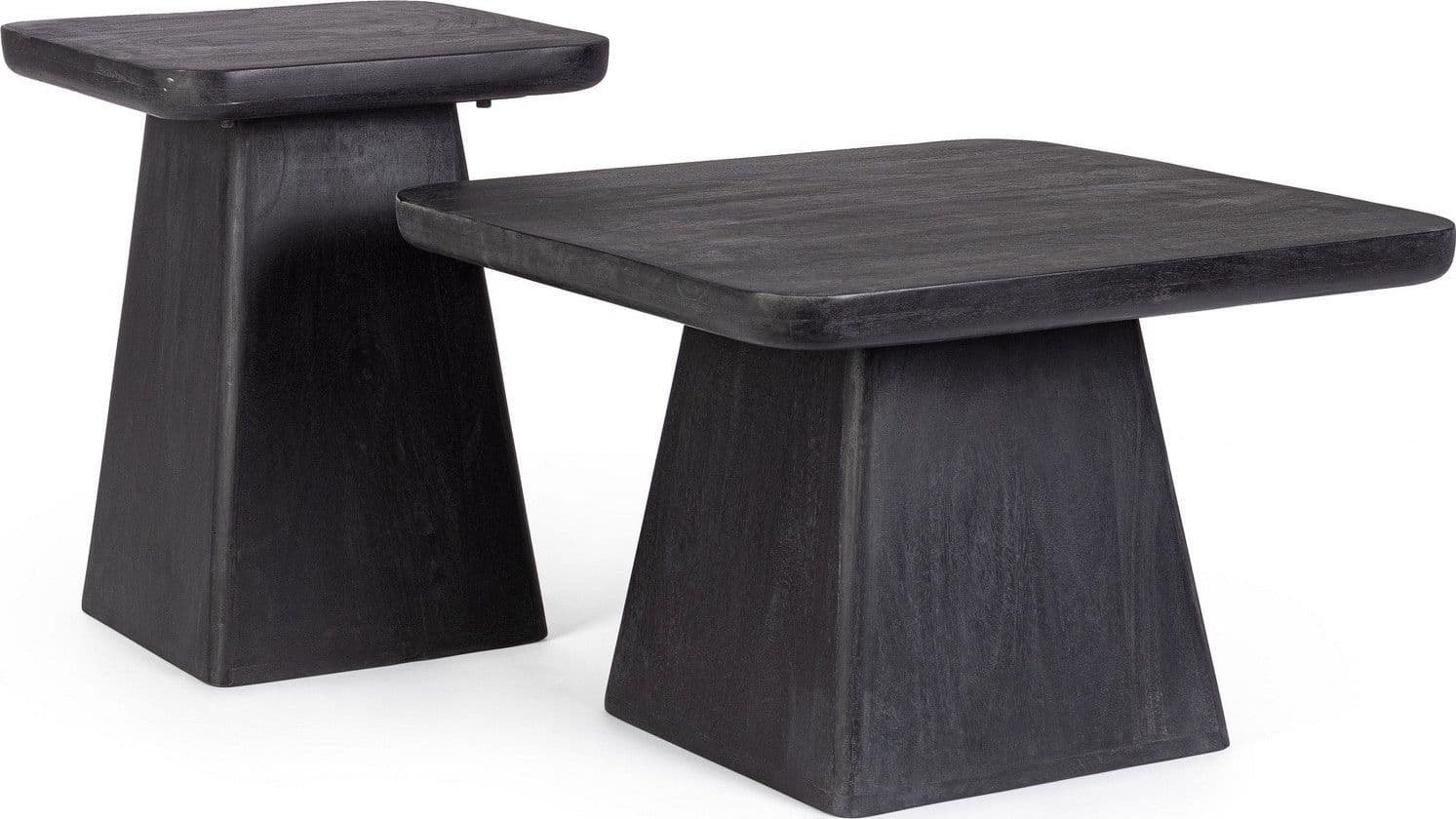 Tavolino "Fuji" struttura in legno di mango per arredamento in Console e tavoli da divano Decor Space - Altamura, commercioVirtuoso.it