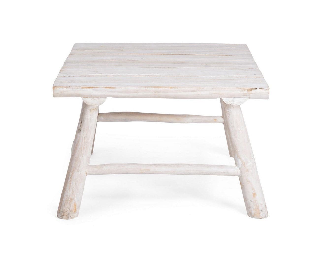 Tavolino "Sahel" con rami di teak sbiancato per arredamento in Console e tavoli da divano Decor Space - Altamura, commercioVirtuoso.it
